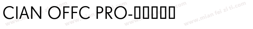 CIAN OFFC PRO字体转换